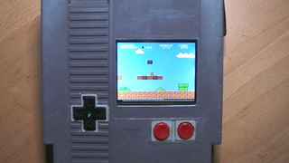 NES Cartridge Modded into NES System With Screen, Space-Time at Risk Again